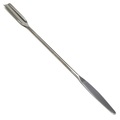 A2Z Scilab Double Ended Lab Spatula, Semi Circle Scoop Spoon & Tapered End, 9" A2Z-ZR104